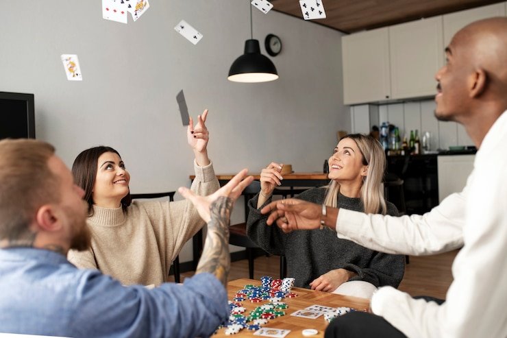 Meja Teen Patti dengan dealer profesional